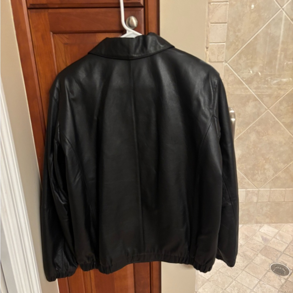 Preston & York Leather Bomber Jacket - Picture 5 of 12